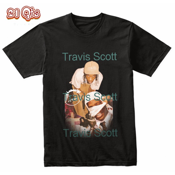 คอลูกเรือเสื้อยืดคอกลม-21-สินค้าเดิม-เสื้อยืด-ซีรีส์-travis-scott-มาส์กหน้าขาว-ผ้าฝ้ายแท้