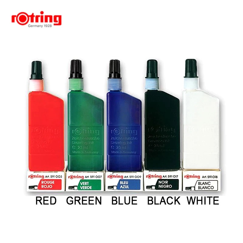 **ล้างสต๊อก** Rotring Drawing Ink 23ml. หมึกเติมปากกา | Shopee Thailand