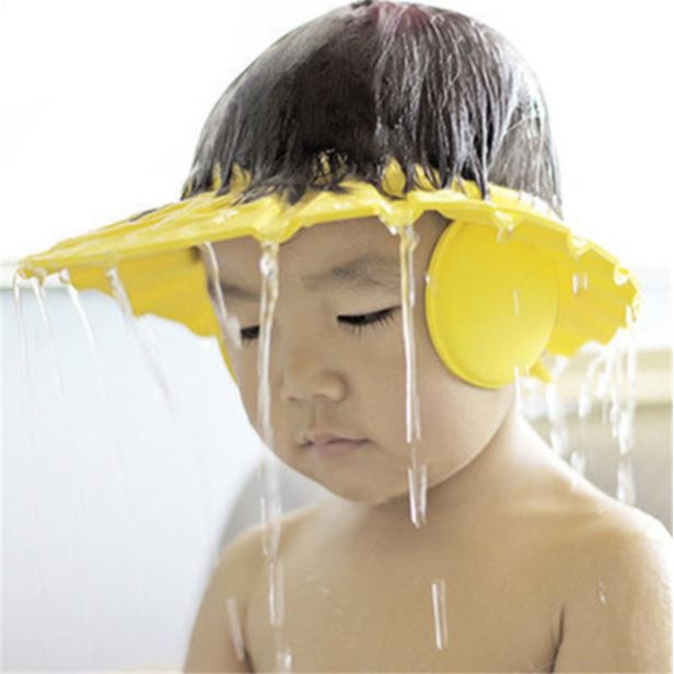 รูปภาพของพร้อมส่งที่ไทย หมวกอาบน้ำเด็กมีที่ปิดหู สามารถปรับได้ หมวกกันแชมพูเข้าตา หมวกสระผมเด็ก เพิ่มความสะดวกสบายแก่คุณแม่ลองเช็คราคา