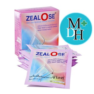 ภาพขนาดย่อของภาพหน้าปกสินค้าZealose Fiber ซีโลส เครื่องดื่มใยอาหาร ปรับสมดุล ระบบขับถ่าย 1 กล่อง บรรจุ 6 ซอง (08909) จากร้าน medicalhub115 บน Shopee