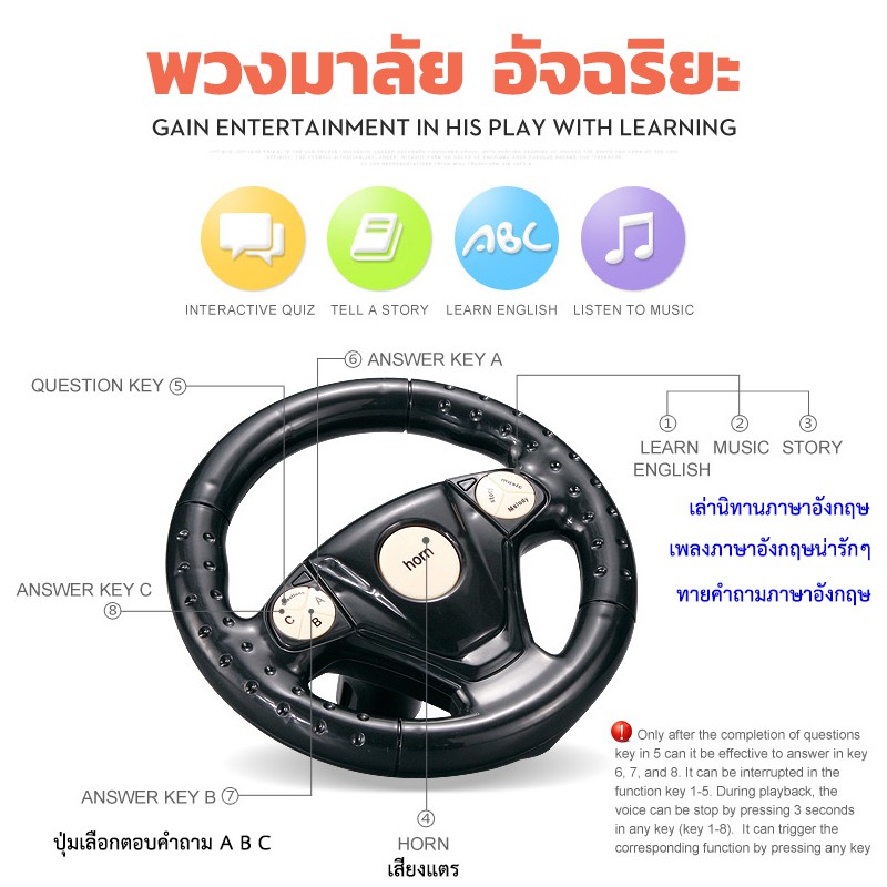 ภาพสินค้าMETOYS รถขาไถ รถหัดเดิน รถสปอร์ต มีเพลงเล่านิทานได้ มีของเล่น 6803 จากร้าน me_toys บน Shopee ภาพที่ 3