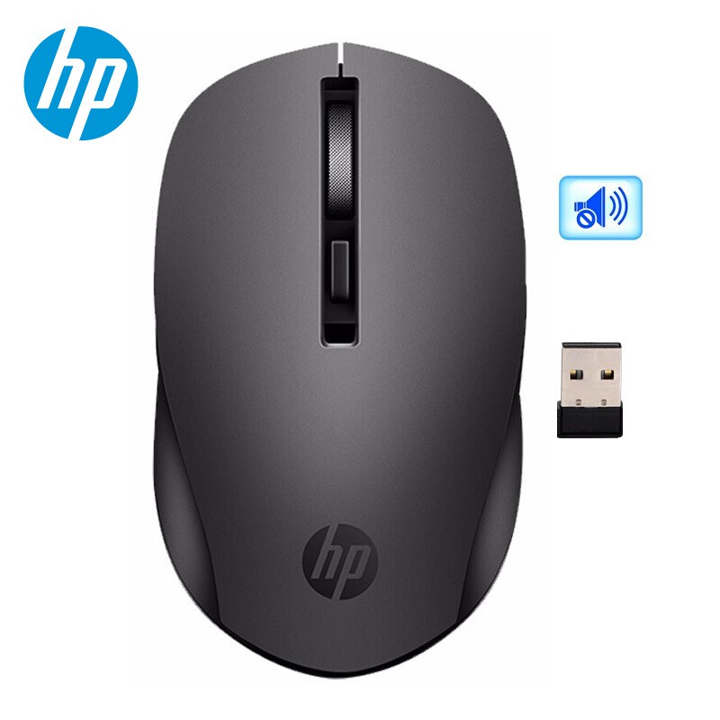 ภาพหน้าปกสินค้าHP S1000 Plusเม้าส์ไร้สาย USB Silentปรับ USB 3.0 รับ Optical Mouse คอมพิวเตอร์ USB2.4G กิกะเฮิร์ตซ์หนูเหมาะกับการ จากร้าน ethan1177 บน Shopee