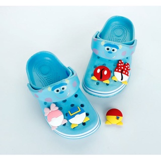 จี้การ์ตูนหมู Jibitz อนิเมะ Donald Duck Croc Jibbits Charm Pin Daisy Skirt Jibits Crocks สําหรับผู้หญิง ตกแต่งรองเท้า