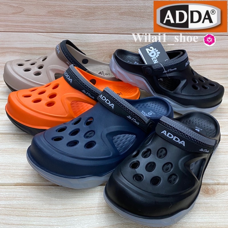 ภาพหน้าปกสินค้าADDA 5TD36 -M1 รองเท้าหัวโต ดำ/ครีม/เทา/เหลือง/กรม/ตาล/ส้ม