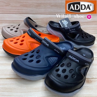 สินค้า ADDA 5TD36 -M1 รองเท้าหัวโต  ดำ/ครีม/เทา/เหลือง/กรม/ตาล/ส้ม