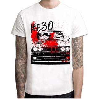 T-shirt  เสื้อยืดลําลอง แบบนิ่ม ระบายอากาศ ลายการ์ตูนอนิเมะมังงะ E30 สําหรับรถยนต์S-5XL