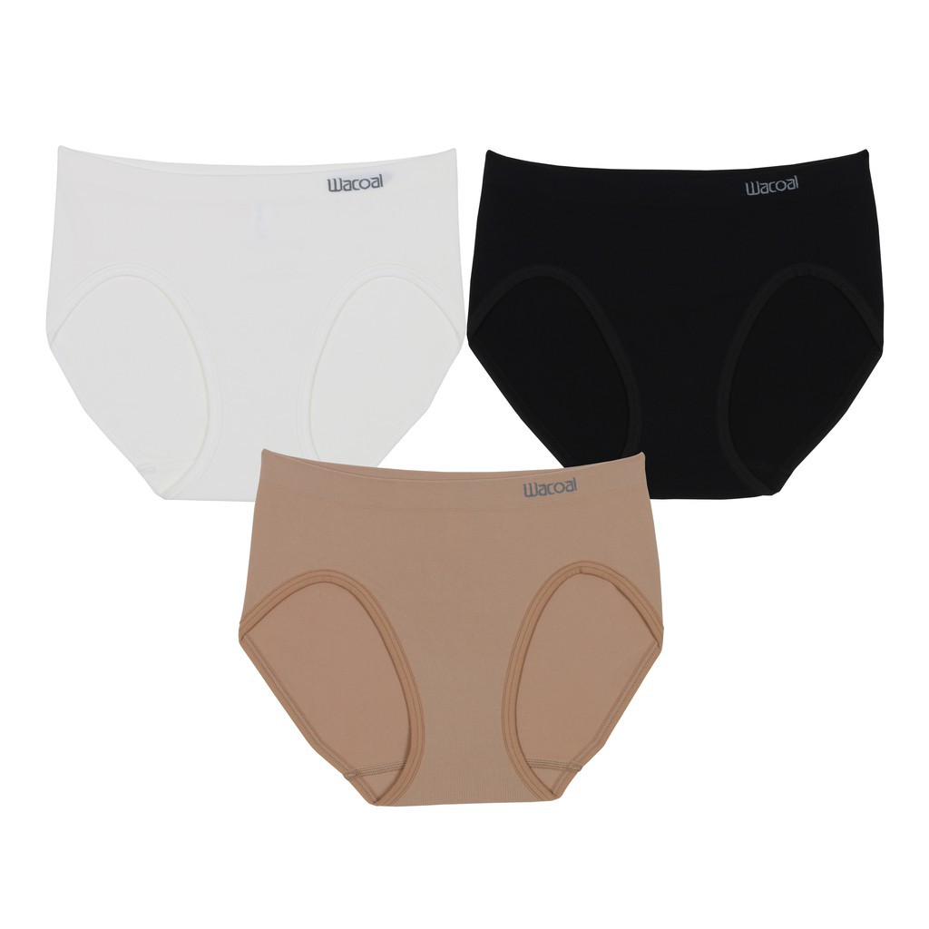 Wacoal Oh My Nudes Bikini Panty set 3 ชิ้น รุ่น WU1507 คละสี Shopee