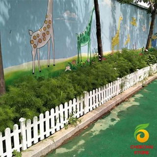 chokchaistore รั้วรั้วพลาสติก รั้วพลาสติกแต่งสวน สีขาว รั้วสวน รั้วสวนผัก plastic picket fence