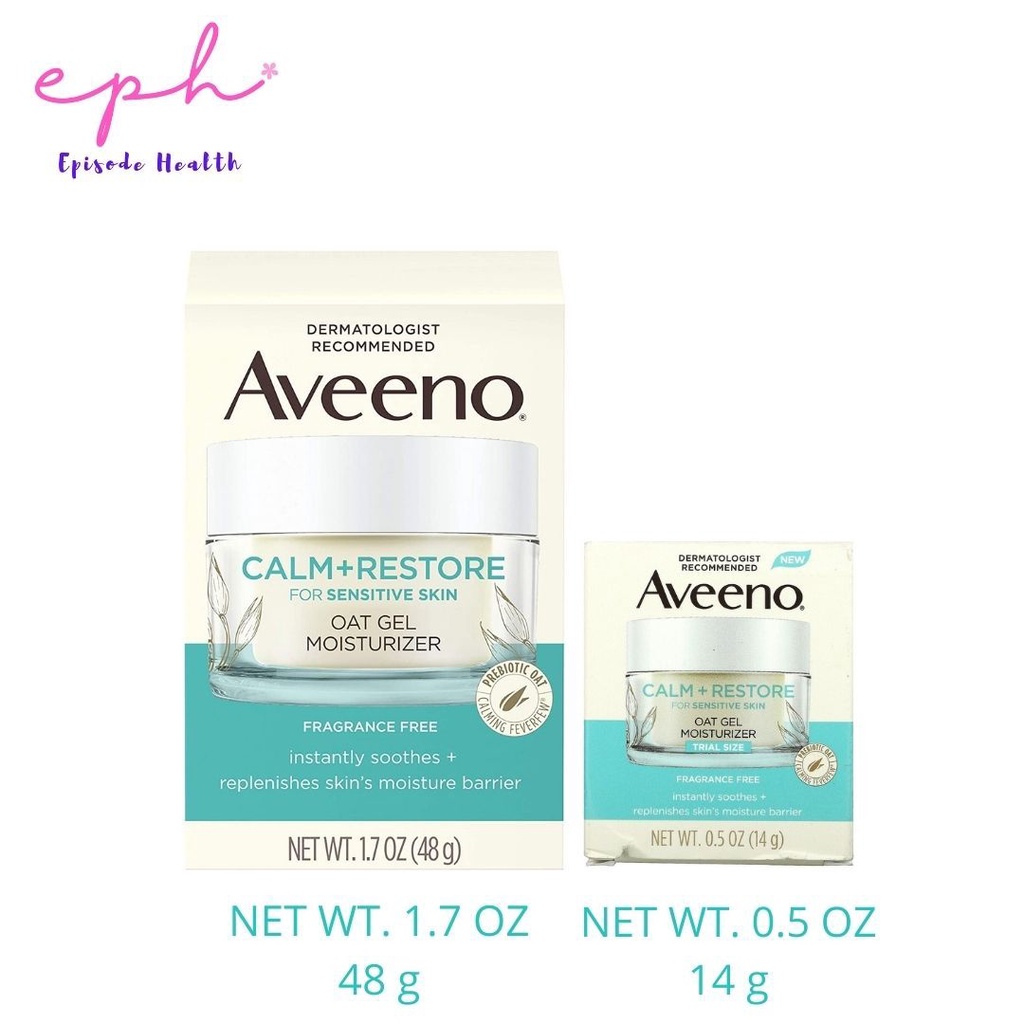 Aveeno Calm + Restore Oat Gel Moisturizer มอยเจอไรเซอร์บำรุงผิวหน้า ...