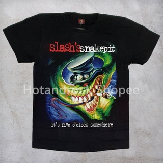 เสื้อยืดผ้าฝ้ายพรีเมี่ยม เสื้อวง Slash TDM 1802 Hotandrock