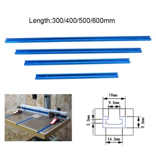 ~DOLLDOLL~Aluminium Alloy 300-600mm T-Track T-Slot Miter Jig Tools T Slot Track For T screws Woodworking Router