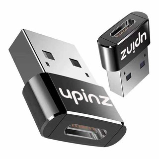 UPINZ UP327 อะแดปเตอร์แปลง USB-C Male Type C to USB Adapter 3.1   2.0 A Female Data ขนาดเล็กพกพาง่ายสะดวกสบาย