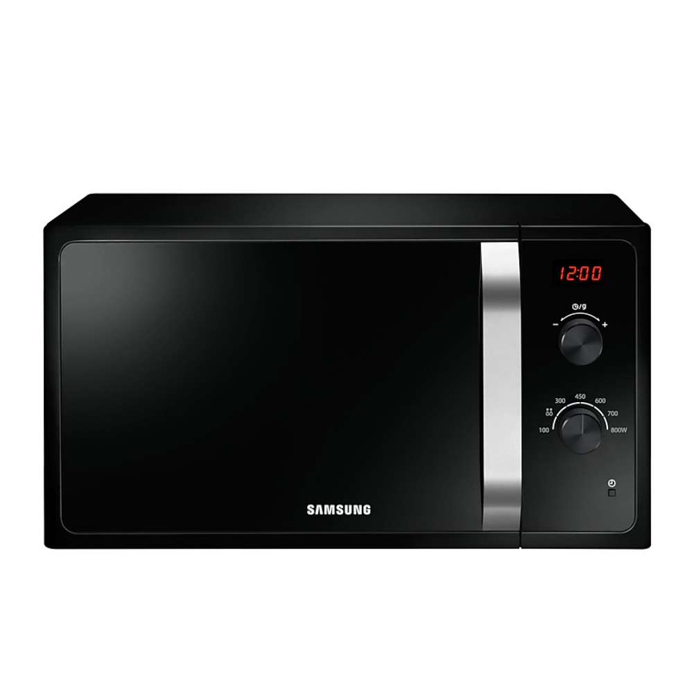 ภาพสินค้าSAMSUNG MICROWAVE ไมโครเวฟ อุ่นอาหาร MS23F300EEK/ST 23 ลิตร ( สีดำ ด้ามจับเงิน ) จากร้าน chichangcomputer บน Shopee ภาพที่ 1