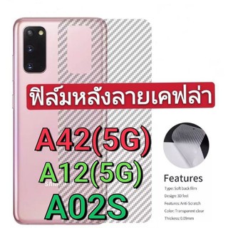 S22/S22Plus/S22Ultra(พร้อมส่งในไทย)ฟิล์มหลังเคฟล่าSamsung Galaxy M22/M32/A22 4G/5G/A42/A12/M12/A02S/M02S/A02/M02/A52/A72