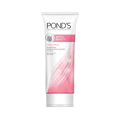 ponds-pinkish-white-foam-โฟมล้างหน้า-100g