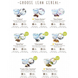 ภาพขนาดย่อของภาพหน้าปกสินค้าChoose Lean Cereal (ชูสลีน ซีเรียล) จากร้าน pekopeko_official บน Shopee