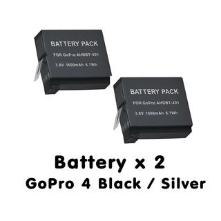 ภาพหน้าปกสินค้าGoPro 4 Black / Silver Battery แบตเตอรี่ ที่เกี่ยวข้อง