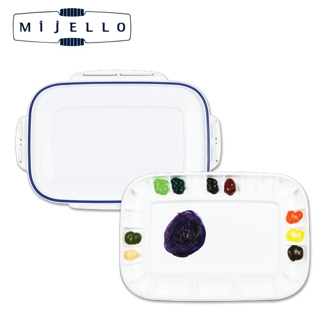 mijello-จานสีอาคิลิค-mijello-artelier-acrylic-palettes-mijello-artelier