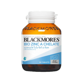 Blackmores แบลคมอร์ส Bio Zinc A Chelate (90 Tabs) ไบโอ ซิงค์ เอ คี เลต ผลิตภัณฑ์เสริมอาหาร 90 เม็ด