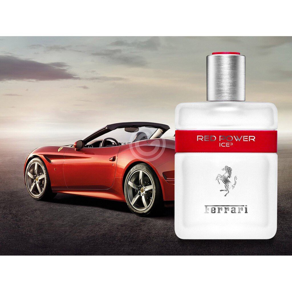 FERRARI RED POWER ICE3 EAU DE TOILETTE SPRAY FOR MEN 125