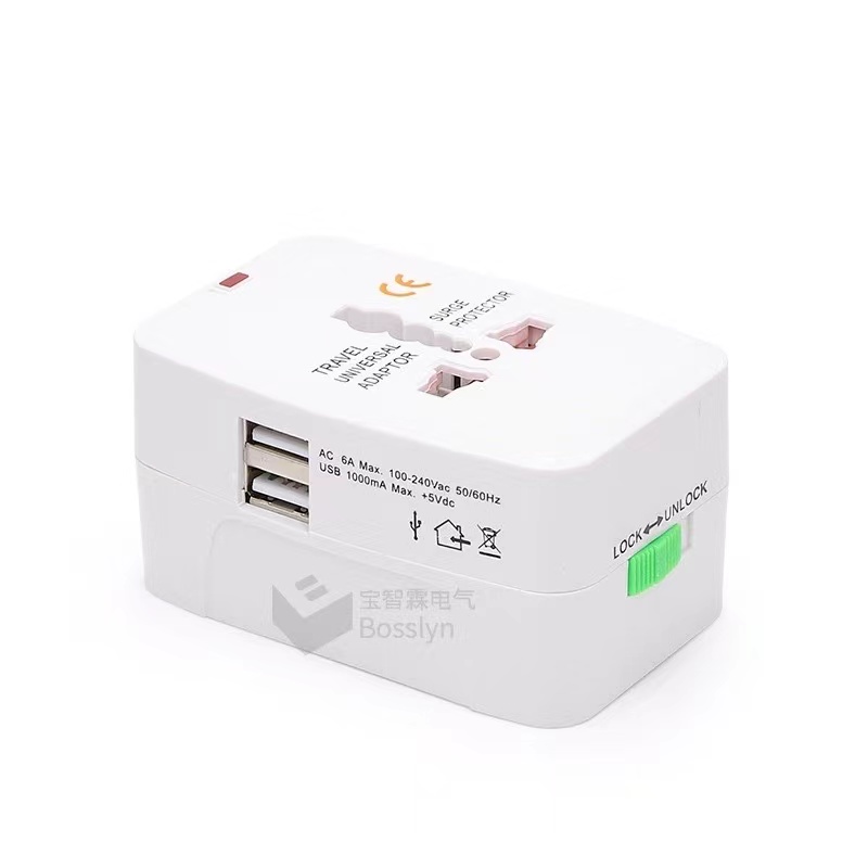 universal-travel-adapter-หัวปลั๊กเอนกประสงค์-2usb-port