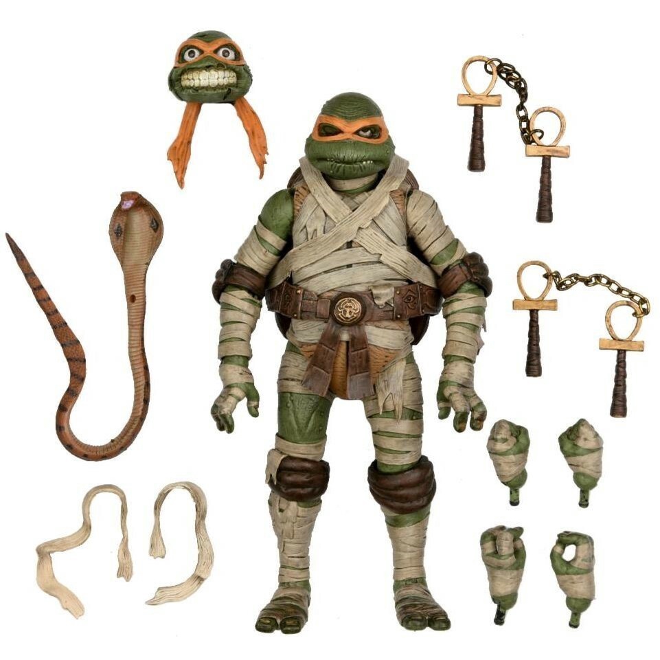 neca-tmnt-michelangelo-as-mummy-7-figure-นินจาเต่า-ไมเคิลแองเจโล-มัมมี่-ขนาด-7-นิ้ว-ฟิกเกอร์