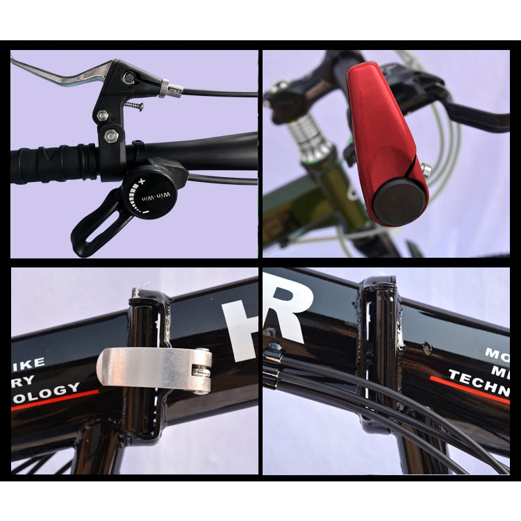 ภาพสินค้าSOONER JS21 จักรยานเสือภูเขา ล้อ6แฉก 26นิ้ว 21สปีด จักรยานพับได้ จากร้าน sooner7 บน Shopee ภาพที่ 4