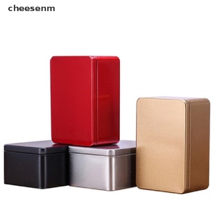[cheesenm] กล่องเหล็กดีบุก ขนาดเล็ก สําหรับใส่ขนม ชา ของขวัญ