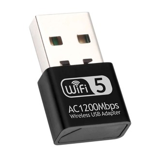 1200Mbps Mini USB Wireless WiFi Adapter Dual Band 2.4G 5Gการ์ดเครือข่ายRTL8812 802.11b/g/n EthernetตัวรับสัญญาณDongle