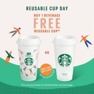 Starbucks 50 Years reusable cup แก้วรียูส มือสอง