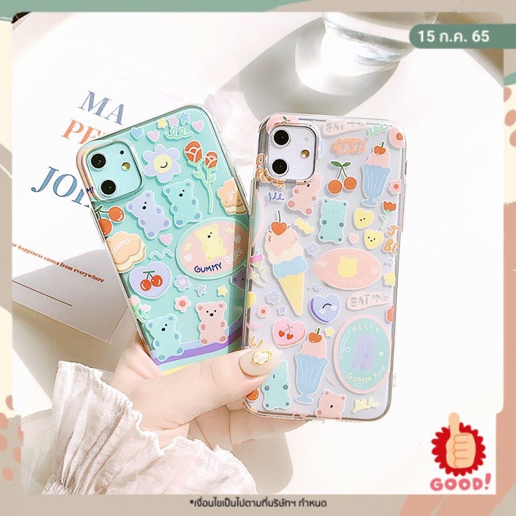 ภาพหน้าปกสินค้าเคสโทรศัพท์ ลายการ์ตูน ลายไอศครีม เคสสำหรับ 6plus i7 i8 plus XR 11pro 11 promax 12 12 pro 304