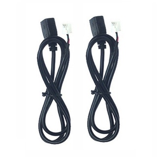 Edb* สายเคเบิลเชื่อมต่อ USB 4Pin+6Pin 1 เมตร สําหรับวิทยุรถยนต์ 2 ชิ้น