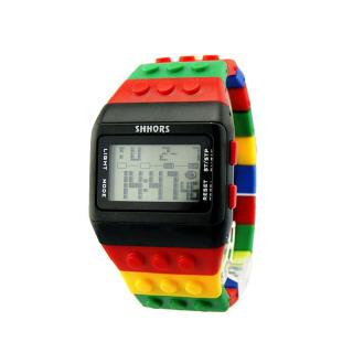 ภาพขนาดย่อของภาพหน้าปกสินค้านาฬิกาข้อมือดิจิตอล LED สายรุ้งแฟชั่น Unisex จากร้าน ifulike.th บน Shopee