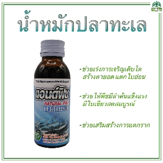 สินค้า น้ำหมักปลาทะเล ขนาด 100 cc Natural Fish Fertiliser 100 cc