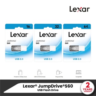 ภาพหน้าปกสินค้าLexar® JumpDrive®S60 USB Flash Drive (ยูเอสบีแฟลชไดรฟ์) ที่เกี่ยวข้อง