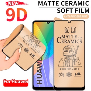 Huawei P30 Lite P40 Nova 7i 5T 7 SE Y7 Pro Y9 prime 2019 Y7P Y5P Y6P Y6s Y9s Y7A Ceramic Tempered Glass Matte Full Screen Protector