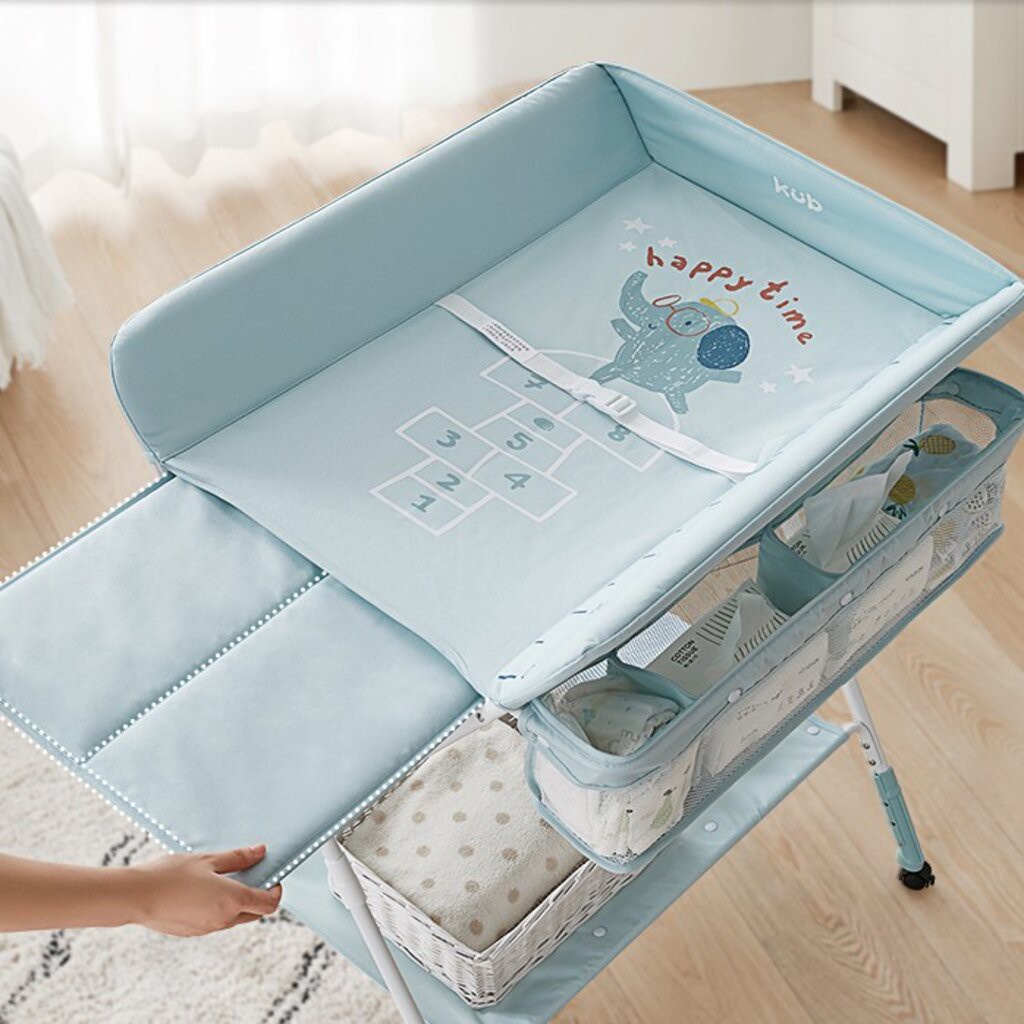 แท้-100-2-in-1-diapers-changing-table-โต๊ะเปลี่ยนผ้าอ้อมพับได้-เปลี่ยนเป็นราวตามผ้าได้