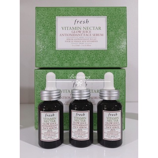 เคาน์เตอร์ไทยแท้ 🌸 Fresh Vitamin Nectar Glow Juice Antioxidant Face Serum 15ml dropper *3 💯