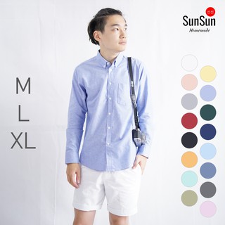 สินค้า เสื้อเชิ้ตคอปกแขนยาว M, L, XL by SunSun Homemade
