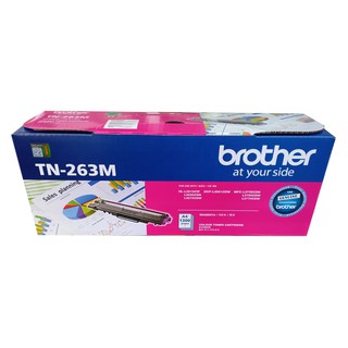 BROTHER TN-263 M TONER สีชมพูม่วง ของแท้ ใช้กับรุ่น HL-L3230CDN / HL-L3270CDW / DCP-L3551CDW / MFC-L3750CDW / MFC-L3770C