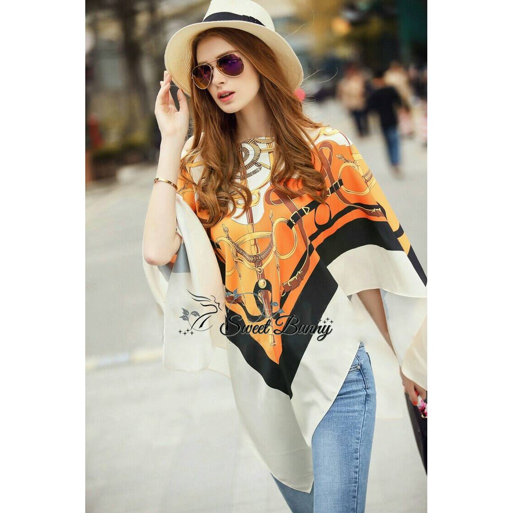 scarf-print-blouse