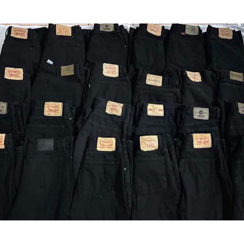 ภาพสินค้ากางเกงกระบอกดำ เอว23-45 กางเกงกระบอกสนิม กางเกงกระบอกดำเฟส จากร้าน 8cjo88osfv บน Shopee ภาพที่ 1