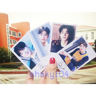 ภาพขนาดย่อของภาพหน้าปกสินค้าพร้อมส่ง  โพลารอยด์พร้อมลายเซ็นต์ Cha Eunwoo (ชาอึนอู) จาก ASTRO, True Beauty 4 ใบ *มีเก็บเงินปลายทาง* จากร้าน chaky104 บน Shopee