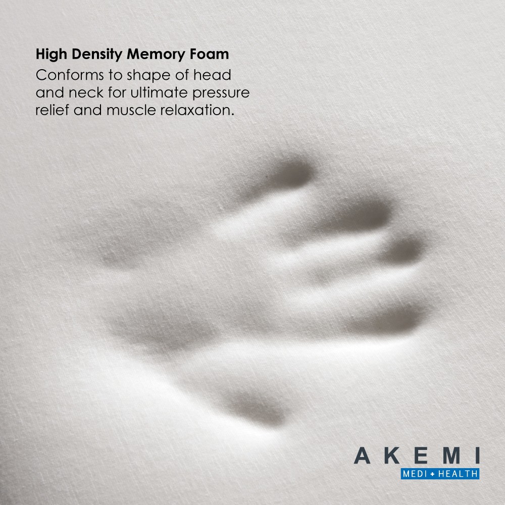 ราคาโปร-akemi-หมอน-หมอนหนุน-หมอนเพื่อสุขภาพ-hybrid-cotton-memory-pillow