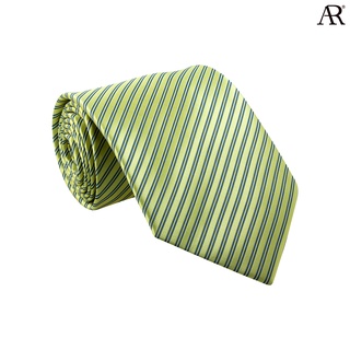 ภาพขนาดย่อของภาพหน้าปกสินค้าANGELINO RUFOLO Necktie(NTN-ทาง041) เนคไทผ้าไหมทออิตาลี่คุณภาพเยี่ยม ดีไซน์ Stripe Pattern สีเทา/เหลือง/กรมท่า/เขียว/ฟ้า จากร้าน angelino_rufolo บน Shopee