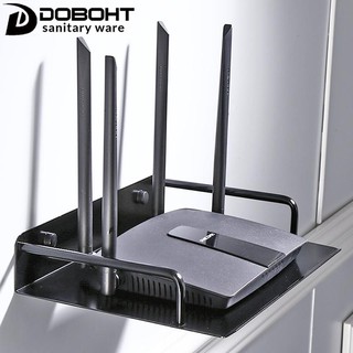 ชั้นวาง  Router wifi ติดผนังแบบไม่เจาะผนัง ชั้นวางเร้าเตอร์  ชั้นวางเราเตอร์  ส่งฟรี