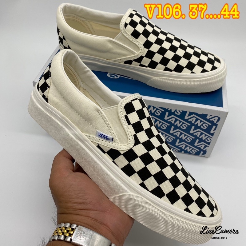 พร้อมส่ง-รองเท้าผ้าใบผู้หญิงผู้ชาย-vans-งาน-high-endมีพร้อมกล่องสินค้าตรงปก-100