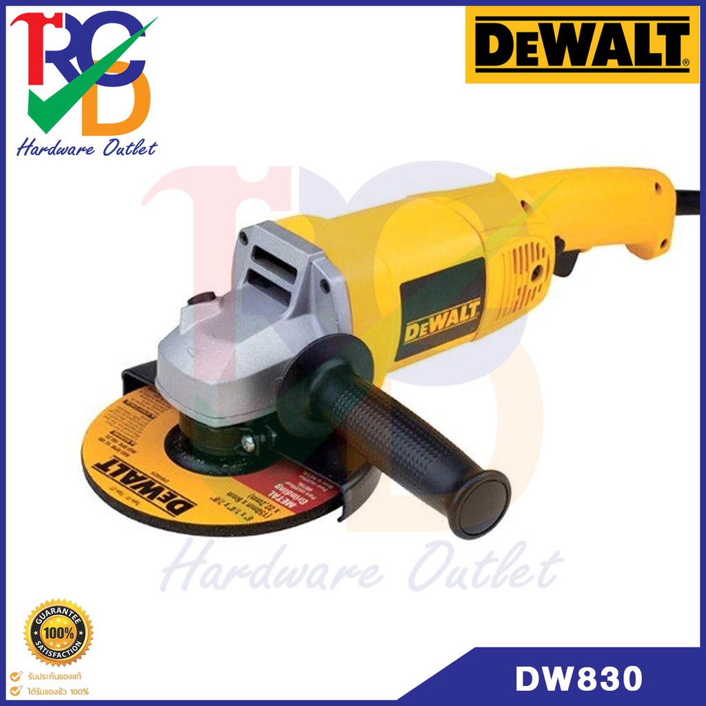 DEWALT เครื่องเจียรไฟฟ้า 5 นิ้ว รุ่น DW830 ประกันจากผู้ขาย 3 ปี ...