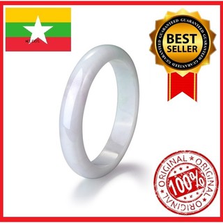 ภาพหน้าปกสินค้า100%หยกแท้สีขาวจากพม่า|กำไลยกสีขาวจากพม่า|พร้อมกล่อง|Jade Bangle White Color Myanmar ที่เกี่ยวข้อง