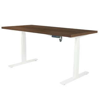 Desk STANDING DESK ERGOTREND SIT 2 STAND GEN2 180CM CLASSIC TEAK/WHITE Office furniture Home & Furniture โต๊ะทำงาน โต๊ะท